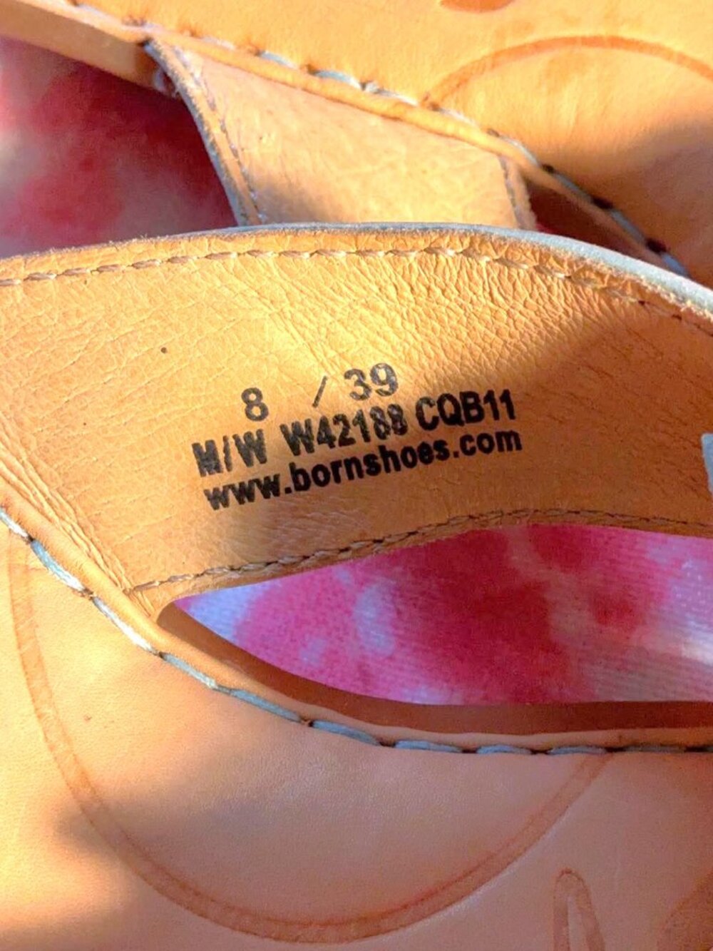 Børn Leather Flower Sandals (Size 8 / 39) - Picture 5 of 7